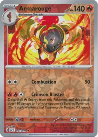 Armarouge 034/191 (SV08: Surging Sparks)  - Reverse Holofoil
