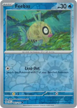 Feebas 041/191 (SV08: Surging Sparks)  - Reverse Holofoil