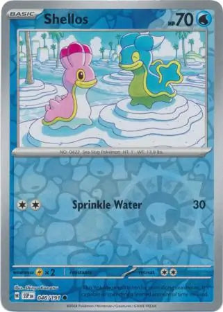 Shellos 046/191 (SV08: Surging Sparks)  - Reverse Holofoil