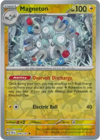 Magneton 059/191 (SV08: Surging Sparks)  - Reverse Holofoil