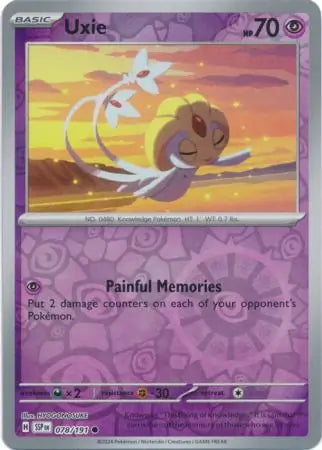 Uxie 078/191 (SV08: Surging Sparks)  - Reverse Holofoil