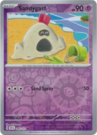 Sandygast 090/191 (SV08: Surging Sparks)  - Reverse Holofoil