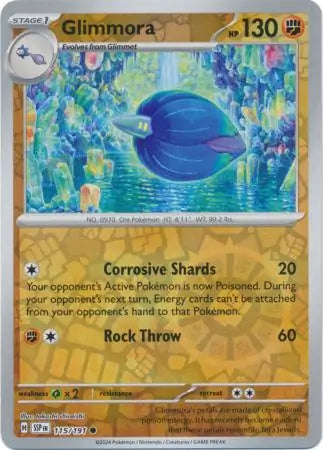 Glimmora 115/191 (SV08: Surging Sparks)  - Reverse Holofoil