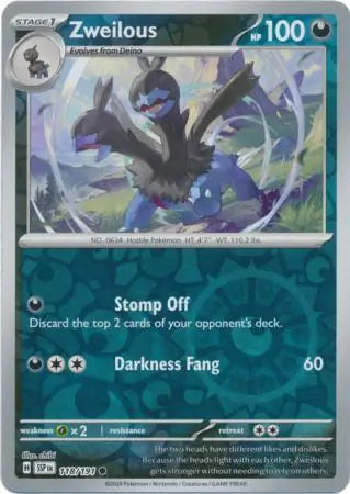 Zweilous 118/191 (SV08: Surging Sparks)  - Reverse Holofoil
