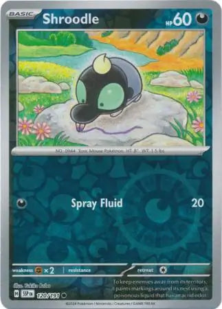 Shroodle 120/191 (SV08: Surging Sparks)  - Reverse Holofoil