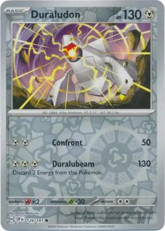 Duraludon 129/191 (SV08: Surging Sparks)  - Reverse Holofoil