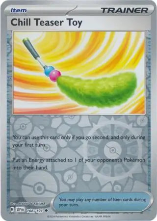 Chill Teaser Toy 166/191 (SV08: Surging Sparks)  - Reverse Holofoil