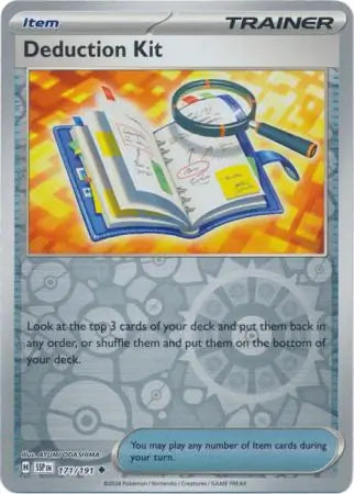Deduction Kit 171/191 (SV08: Surging Sparks)  - Reverse Holofoil