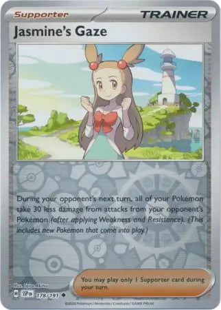 Jasmine's Gaze 178/191 (SV08: Surging Sparks)  - Reverse Holofoil
