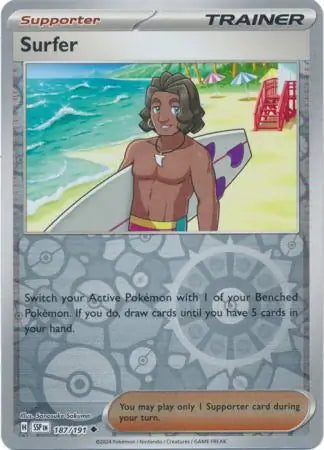 Surfer 187 191 187/191 (SV08: Surging Sparks)  - Reverse Holofoil