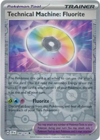 Technical Machine Fluorite 188/191 (SV08: Surging Sparks)  - Reverse Holofoil