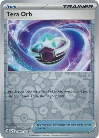 Tera Orb 189/191 (SV08: Surging Sparks)  - Reverse Holofoil