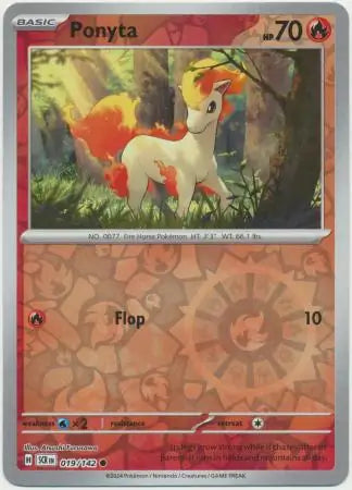 Ponyta 019/142 (SV07: Stellar Crown)  - Reverse Holofoil