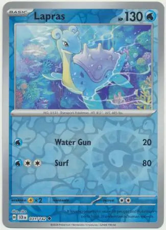 Lapras 031/142 (SV07: Stellar Crown)  - Reverse Holofoil