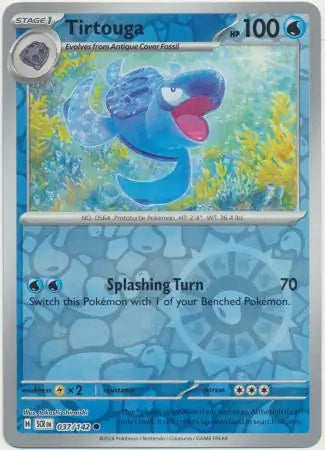 Tirtouga 037/142 (SV07: Stellar Crown)  - Reverse Holofoil