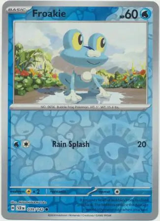 Froakie 039/142 (SV07: Stellar Crown)  - Reverse Holofoil