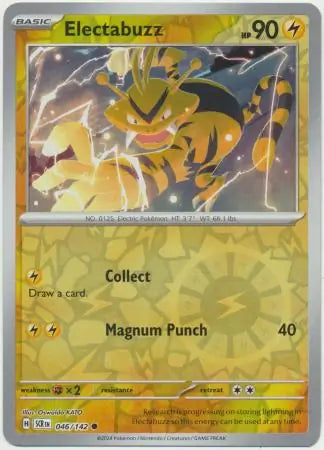 Electabuzz 046/142 (SV07: Stellar Crown)  - Reverse Holofoil