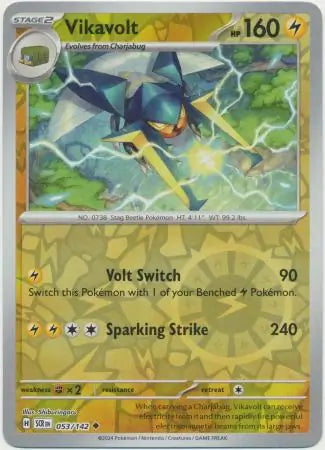 Vikavolt 053/142 (SV07: Stellar Crown)  - Reverse Holofoil
