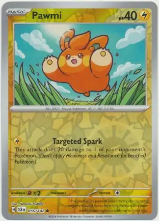 Pawmi 056/142 (SV07: Stellar Crown)  - Reverse Holofoil