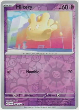 Milcery 064/142 (SV07: Stellar Crown)  - Reverse Holofoil