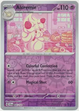 Alcremie 065/142 (SV07: Stellar Crown)  - Reverse Holofoil
