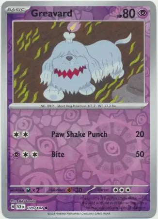 Greavard 070/142 (SV07: Stellar Crown)  - Reverse Holofoil