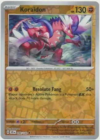 Koraidon 090/142 (SV07: Stellar Crown)  - Reverse Holofoil