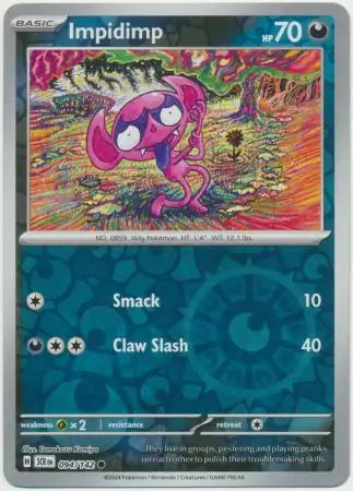 Impidimp 094/142 (SV07: Stellar Crown)  - Reverse Holofoil