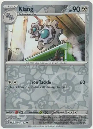 Klang 100/142 (SV07: Stellar Crown)  - Reverse Holofoil