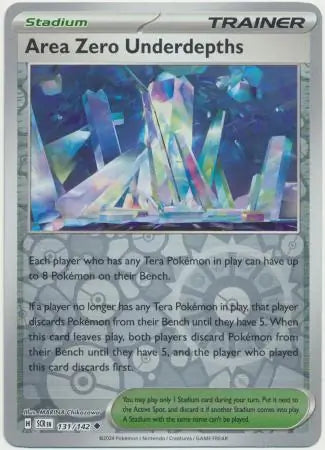 Area Zero Underdepths 131/142 (SV07: Stellar Crown)  - Reverse Holofoil