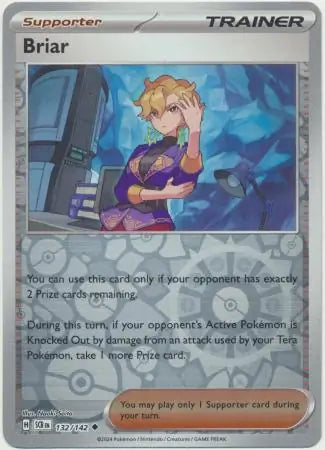 Briar 132/142 (SV07: Stellar Crown)  - Reverse Holofoil