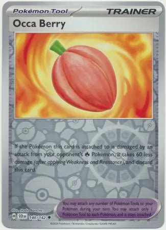 Occa Berry 140/142 (SV07: Stellar Crown)  - Reverse Holofoil