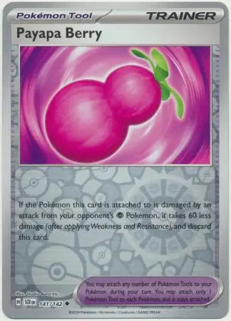 Payapa Berry 141/142 (SV07: Stellar Crown)  - Reverse Holofoil