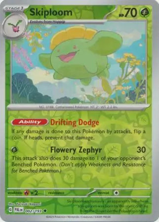 Skiploom 002/193 (SV02: Paldea Evolved)  - Reverse Holofoil