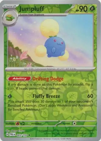 Jumpluff 003/193 (SV02: Paldea Evolved)  - Reverse Holofoil