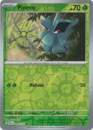 Pineco 004/193 (SV02: Paldea Evolved)  - Reverse Holofoil