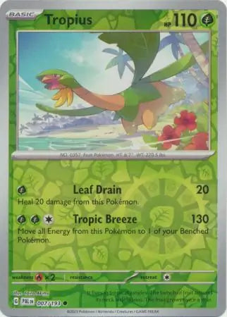 Tropius 007/193 (SV02: Paldea Evolved)  - Reverse Holofoil