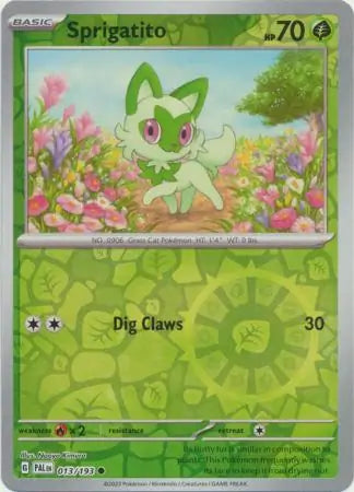 Sprigatito 013/193 (SV02: Paldea Evolved)  - Reverse Holofoil