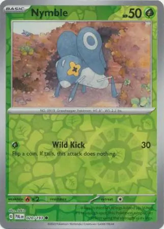 Nymble 020/193 (SV02: Paldea Evolved)  - Reverse Holofoil