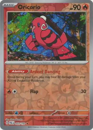 Oricorio 033/193 (SV02: Paldea Evolved)  - Reverse Holofoil