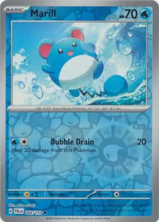 Marill 044 193 044/193 (SV02: Paldea Evolved)  - Reverse Holofoil