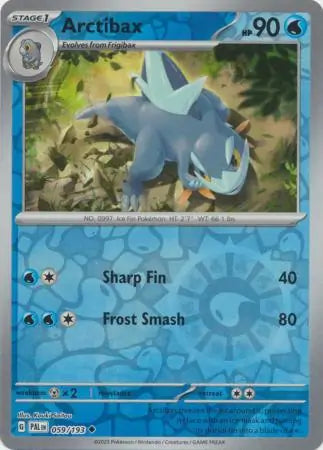 Arctibax 059/193 (SV02: Paldea Evolved)  - Reverse Holofoil