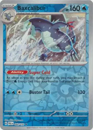 Baxcalibur 060/193 (SV02: Paldea Evolved)  - Reverse Holofoil