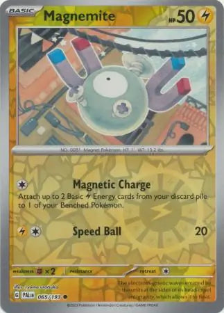 Magnemite 065/193 (SV02: Paldea Evolved)  - Reverse Holofoil