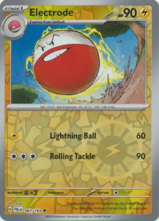 Electrode 067/193 (SV02: Paldea Evolved)  - Reverse Holofoil