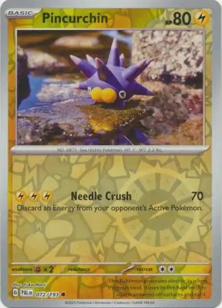 Pincurchin 072/193 (SV02: Paldea Evolved)  - Reverse Holofoil