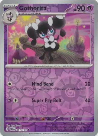 Gothorita 091/193 (SV02: Paldea Evolved)  - Reverse Holofoil