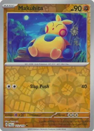 Makuhita 112/193 (SV02: Paldea Evolved)  - Reverse Holofoil