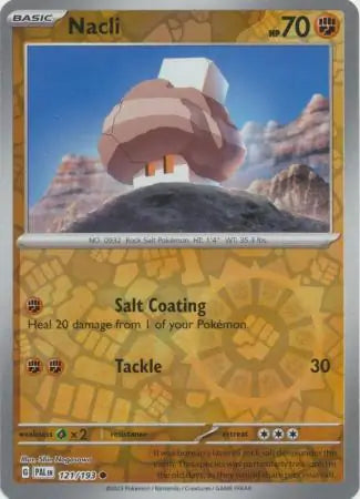 Nacli 121/193 (SV02: Paldea Evolved)  - Reverse Holofoil