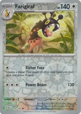 Farigiraf 155/193 (SV02: Paldea Evolved)  - Reverse Holofoil
